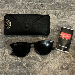 Black polarized raybans Erika’s